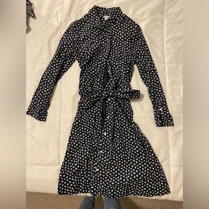 J. Crew printed long sleeve dress